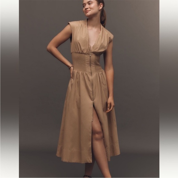 Anthropologie Tommie Cap Sleeve Shirt Dress Size XS NWT - Picture 2 of 13